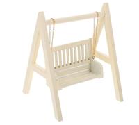 TOBBOMEY Mini Columpio de Muñeca Miniatura para Casa de Muñecas Decoración Colgante Color Accesorio Duradero para Imaginativo Infantil