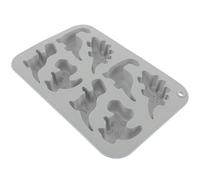 TOBBOMEY Molde de Silicona para Hornear Dinosaurios Flexible y Antiadherente Molde para Chocolate Bizcochos y Dulces Apto para Repostería Casera y Profesional Fácil de Desmoldar y Limpiar