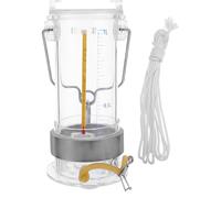 TOBBOMEY Muestreador de Agua Marina Vertical 1l Cuerpo de Acrílico y Acero Inoxidable, Equipo de Muestreo Ambiental para Aguas Superficiales y Poco Profundas, Dispositivo para Laboratorio