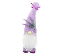 TOBBOMEY Muñeco Decorativo De Tela Morada para Decoración del Hogar, Figura De Duendes De Peluche, Tamaño Medio, Artesanía Fina, Adecuado para Mujeres, Adorno Primaveral Cocina