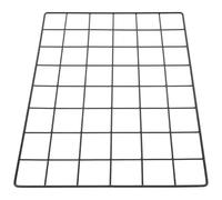 TOBBOMEY Panel de Rejilla Metálica Decorativa de Pared Organizador de Fotos y Objetos de Hierro Fondo Creativo para Dormitorio Sala y Oficina Montaje Fácil y Diseño Resistente