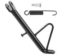 TOBBOMEY Pata de Cabra Lateral para Motocicleta 16 Cm Resorte y Tornillos, Soporte Profesional de Hierro para Bicicleta Eléctrica y Moto, Accesorio Resistente y Estable para Ciclismo