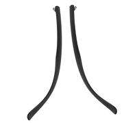 TOBBOMEY Patillas para Gafas Tr90 Aplicables 6,5 Mm de Ancho, Doble Diente Plano y Convexa, Repuesto Durable Mate para Reparación de Brazos de Gafas de Sol y Lentes, Accesorio para Uso