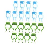 TOBBOMEY Pinzas Nasales Para Hemorragias 20 Piezas (azul y Verde) Clips Antideslizantes, Fijación Nasal Cómoda, Accesorios Para Respiración Casa, Uso Diario Para Moldear Nariz