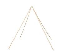 TOBBOMEY Postes de Madera Redondos para Carpa Infantil Soportes Triangulares de Madera Maciza Varillas Reforzadas para Estructura de Casas de Juegos Accesorios para Tiendas Tipi Piezas