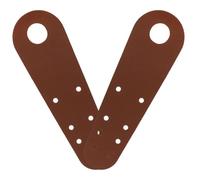 TOBBOMEY Protectores de Puntera para Patines de Cuero Marrón 2 Piezas Cubiertas Resistentes para Dedos Equipo de Protección para Patinaje sobre Ruedas y Hielo Accesorios para Botas de