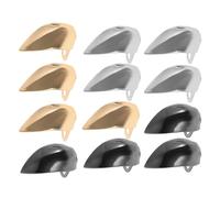 TOBBOMEY Protectores Metálicos para Punta de Tacones Altos 6 Pares Oro Plata Negro Fundas Protectoras para Zapatos Puntiagudos Resistentes al Desgaste para Uso Diario y Eventos