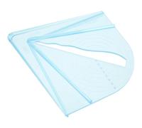 TOBBOMEY Regla de Centrado de Plástico para Carpintería y Construcción Herramienta de Búsqueda Central Ligera y Flexible Medidor para Encontrar el Centro de Madera y Metal Adecuado para