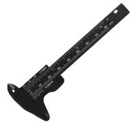 TOBBOMEY Regla Medición Cejas Plástico Precisa y Portátil para Tatuajes y Maquillaje Profesional Duradera y Ligera Calibrador Versátil para Uso Familiar y Estético