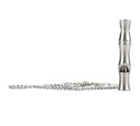 TOBBOMEY Silbato para Perros Silencioso y Fuerte de Acero Inoxidable, Tamaño Compacto, para Entrenamiento, Senderismo y Supervivencia, Uso Profesional para Adiestramiento y Mascotas