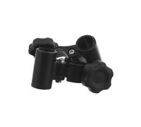 TOBBOMEY Soporte de Fijación de Plástico para Bandeja de Mesa de Silla de Ruedas, Accesorio de Abrazadera para Comedor, Compatible Sillas de Ruedas, Paquete de 2 Unidades para Uso Diario y