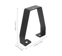 TOBBOMEY Soporte de Respaldo Ergonómico para Asiento de Motocicleta 2 Piezas Estructura Hierro Resistente Compatible Scooters y Motos Soporte Estable para Viajes Seguros
