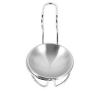 TOBBOMEY Soporte para Cucharón y Cuchara de Cocina de Acero Inoxidable Grueso Reposacucharas Elegante para Encimera Soporte para Utensilios de Mesa Organizador Práctico y Decorativo para
