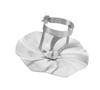 TOBBOMEY Tapa de Chimenea Exterior de Acero Inoxidable 76 MM Cubierta Protectora contra Lluvia para Conducto de Ventilación de Techo Sombrero Redondo para Estufa y Caldera Resistente y