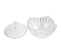 TOBBOMEY Tarro de Vidrio Transparente con Tapa Diseño Europeo con Frasco para y Joyería Almacenamiento Decorativo para Hogar y Regalos