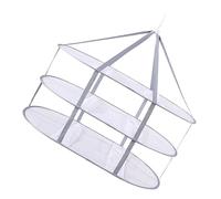 TOBBOMEY Tendedero Colgante con Malla Resistente al Viento para Zapatos Ropa Interior y Delicados Secador Portátil para Pared y Espacios Pequeños