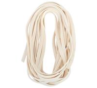 TOBBOMEY Tira de Sellado de Silicona Espumada Blanca para Puertas y Ventanas Aislante Térmico y Acústico Flexible y Resistente la Intemperie para Aire Acondicionado y Garajes