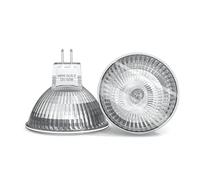 TobeBright Bombilla Halógene 12V MR16 GU5.3 Blanca Cálida 2700K 50W Bombillas Reflectoras Equivalente a Bombillas LED de 5W Foco de Proyección, Paquete de 2
