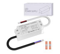 TobeBright LED Transformador 220V a 12V 30W, IP67 Impermeable Baja Tensión Alimentador 12V para luz LED GU4 GU5.3, Tira de LED
