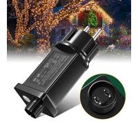 TobeBright LED Transformador 31V 6W, IP44 Fuente de Alimentación con 8 Modos, Temporizador Y Función de Memoria, LED Adaptador De Alimentación Para Luz Navidad, Cadena de Luces, Luces de Carámbanos