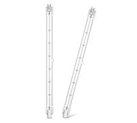 TobeBright R7s Bombilla Halógena 189mm 500W 230V blanco cálido 2500K, J-Tipo J189 bombilla halógena lineal R7s, 11000lm regulable, para iluminación interior, iluminación paisaje, 2 piezas