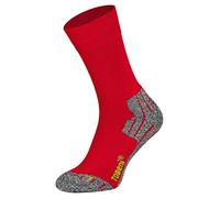 Tobeni 2 Pares de Deportes de Alta Tecnologia Calcetines Trekking Caminando Funcionales para Hombre Color Rojo Tamano 43-46
