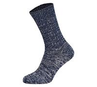 Tobeni 5 Pares Hombre Calcetines Vaqueros Originales Trabajo Algodón sin Costuras Color Azul Tamano 39-42