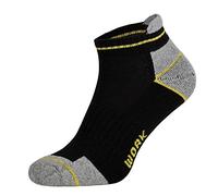 Tobeni 6 Pares de Calcetines Tobilleros Deportivos - Cortos de Trabajo para Hombre - con Talón y Puntera Reforzados Color Negro Tamano 47-50