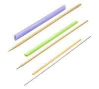 TOBEOME Juego de 3 volteadores de tubo de tela para coser tú mismo la cintura, tela, fabricación de muñecas, corbatín, herramientas de costura, como se muestra en la imagen