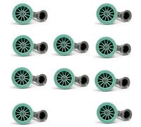 Tobera para difusores de riego. Alcance 1,20 Metros. Ángulo de riego Regulable 0 a 360º. Rosca Hembra Compatible con Hunter, Rain Bird, Irritrol, KRain, Signature. Pack 10 BOQUILLAS