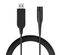 Tobfit Cable de alimentación USB de 12 V para Braun Silk-épil 9 Flex/Silk-épil 5/épil 7/9 depiladora cable de carga para depiladora mujer