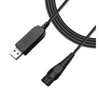 Tobfit Cable de carga para afeitadora Philips 3000 5000 7000 9000 Serie MG7745 MG7730 MG7720 MG7710 One Blade Pro QP6510 QP6520 QP6530 QP6541 QP6555 QP6555 (15 V) 0 QP6 Cable de carga USB 620 QP6650