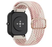 Tobfit Correa para Xiaomi Redmi Watch 5 Active/Redmi Watch 5 Lite Correas Hombres Mujeres, Pulseras Elásticas Ajustables de Nylon Deportivo Suave de Repuesto (Luz de Estrella Rosa)