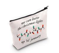 TOBGBE - Bolsa de maquillaje con cremallera inspirada en la canción, versión cantante, regalo para amantes de la música, Bolsa de hasta enero, MB