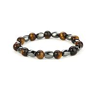 Tobillera Adelgazante de Ojo de Tigre antihinchazón, Pulsera Natural, Pulsera De Ojo de Tigre De Drenaje Linfático, Pulsera De Pérdida De Peso Regalos para Mujeres y Hombres