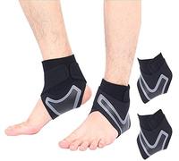 Tobillera ajustable de material elástico antideslizante y cómodo para deportes, dolor de articulaciones, esguinces, fatiga, etc., para ayudar a prevenir y tratar esguinces en el tobillo.