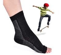 Tobillera de compresión Casiz Multi Zone, flujo de aire para hombres y wowen, tobillera ligera, transpirable, alivia las tensiones, esguinces, inestabilidad, tobillos débiles y artríticos