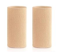 Tobillera de gel para botas de patinaje y senderismo, manga de protección de tobillo de gel para ampollas y frotamiento, almohadilla de tobillo SEBS de nailon suave compatible con (color de la piel, 2