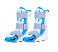 Tobillera for niños, ortesis de pie acolchada, férula de soporte nocturno, protector de tobillo ajustable con placa de protección frontal for recuperación de esguince de tobillo.(Left+Right,Large)