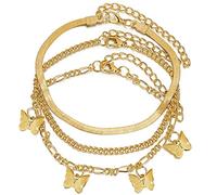 Tobilleras con Colgante de Cadena con Huesos de Serpiente Lindo Tobilleras de Mujer Punk Joyas de Oro Joyero Accesorios góticos de Moda Coreana Durable Diseño