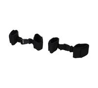 Tobilleras de Gimnasia Ligeras para el Desarrollo de la Memoria Muscular, Prácticas Correas de Tobillo para Niños y Adultos, Negras, 2 Pares