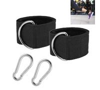 Tobilleras Poleas Gym, Correas Tobillo Gimnasio, Tobillera para Polea Acolchada, 2 Piezas Correa Tobillos Gym, Tobillera para Polea Gimnasio Entrenamiento, Accesorios Gimnasio para Cable Maquinas