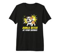 Tobillo mordedor a su Servicio Bulldog Dueño Camiseta Premium