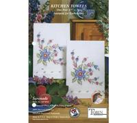 Tobin Design Works Crafts 264064 - Toalla de Cocina Estampada para Bordado, dinastía
