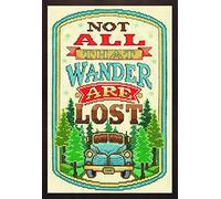 Tobin Design Works Crafts All That Wander, 8'' X 12'' Counted Cross Stitch Kit, Algodón, Multicolor, 20.2 x 25.4 x 0.1 cm