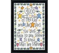 Tobin Design Works Crafts Kit de punto de cruz, multicolor