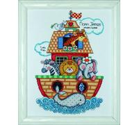 Tobin Noah's Ark, Kit de Punto de Cruz contado, Algodón, 11 x 14 Pulgadas, 14 Unidades, by The Yard