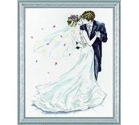 Tobin Design Works Crafts Wedding Couple, Baile de Boda, Aida, 10 x 14 Pulgadas, 14 Unidades, 0.3x9x12.25 Inches