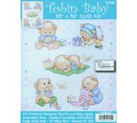 Tobin T21705 Baby Bears - Kit de punto de cruz, diseño de oso de bebé, 34 x 43 pulgadas