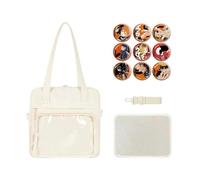 Tobio Kageyama Ita - Bolso cruzado para cosplay de anime, bolso de hombro con ventana transparente, insignias, bolsa de exhibición para niños y niñas, tipo 2, 30*29cm
